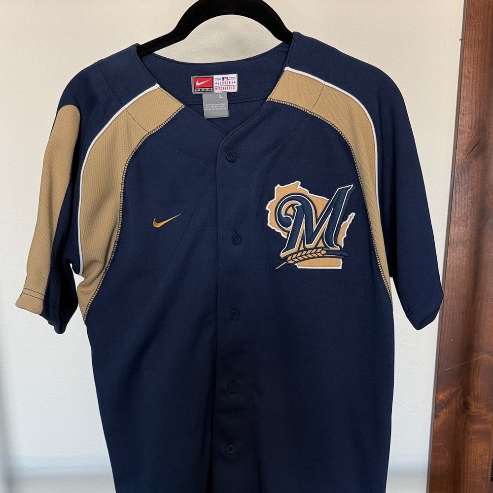 Nike Blue and Gold Team Jersey